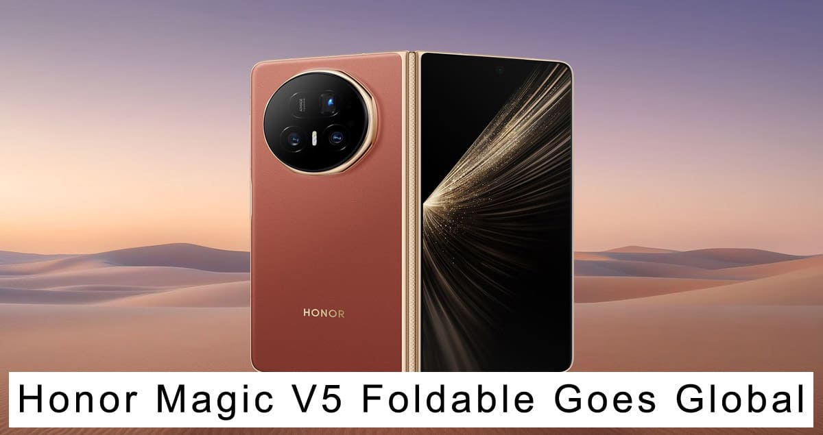 Honor Magic V5 Foldable Goes Global: Ultra-Thin Design, Massive Battery, and Pro Features